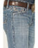 Image #2 - Rock & Roll Denim Men's Boot Barn Exclusive Dark Wash Pistol Straight Denim Jeans, Dark Wash, hi-res