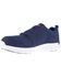 Image #2 - Reebok Men's Mesh Athletic Oxfords - Alloy Toe, Navy, hi-res