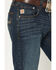 Image #2 - Cinch Men's Carter 2.0 Dark Wash Relaxed Bootcut Stretch Denim Jeans, Indigo, hi-res