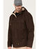 Image #2 - Hawx Men's Weathered Sherpa Lined Jacket, Brown, hi-res