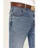 Wrangler Retro Men's Linville Light Stretch Slim Straight Jeans - Long , Blue, hi-res