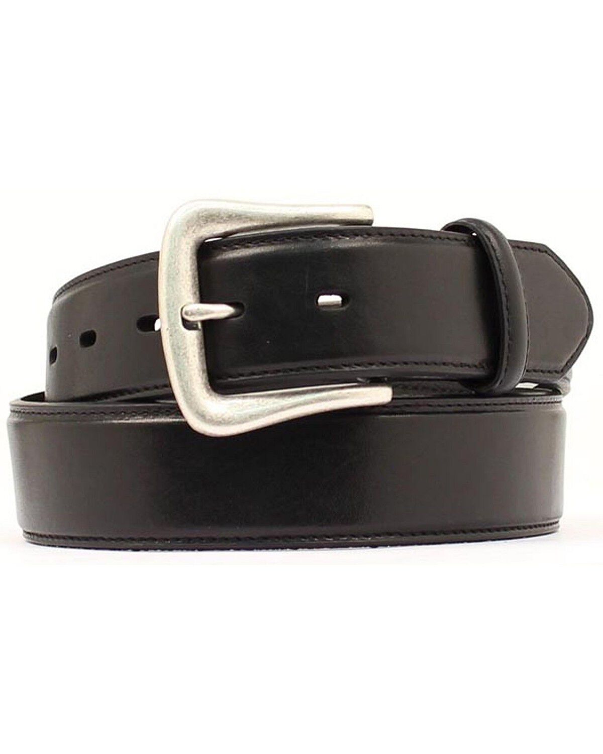 Nocona Belt Co. Men's Basic Leather Belt, Black, hi-res