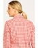 Ariat Women's FR Red Talitha Plaid Long Sleeve Work Shirt , Red, hi-res