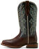 Image #2 - Ariat Women's Showdown Western Boots - Broad Square Toe, Brown, hi-res