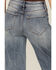 Image #4 - Driftwood Women's Penelope X Daisy Fields Medium Wash High Rise Destructed Flare Stretch Denim Jeans , Medium Wash, hi-res