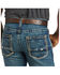 Image #5 - Ariat Denim Jeans - M5 Gulch Straight Leg - Big & Tall, Med Wash, hi-res