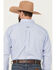 Image #4 - Ariat Men's Otello Geo Print Wrinkle Free Long Sleeve Button-Down Western Shirt, Blue, hi-res