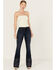 Image #1 - Shyanne Women's Mojave Dark Wash High Rise Stretch Bootcut Jeans, Dark Wash, hi-res