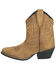 Image #3 - Smoky Mountain Women's Daisy Distressed Western Boots - Round Toe, Brown, hi-res