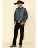 Image #1 - Cody James Men's Night Rider Black Wash Slim Straight Stretch Denim Jeans , Black, hi-res