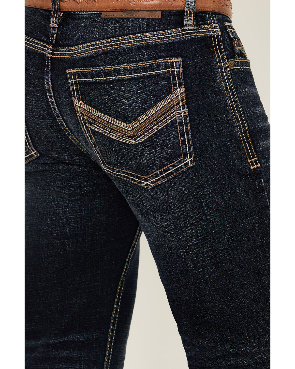 Image #4 - Cody James Men's Night Ranger Dark Wash Slim Bootcut Stretch Denim Jeans, Dark Wash, hi-res
