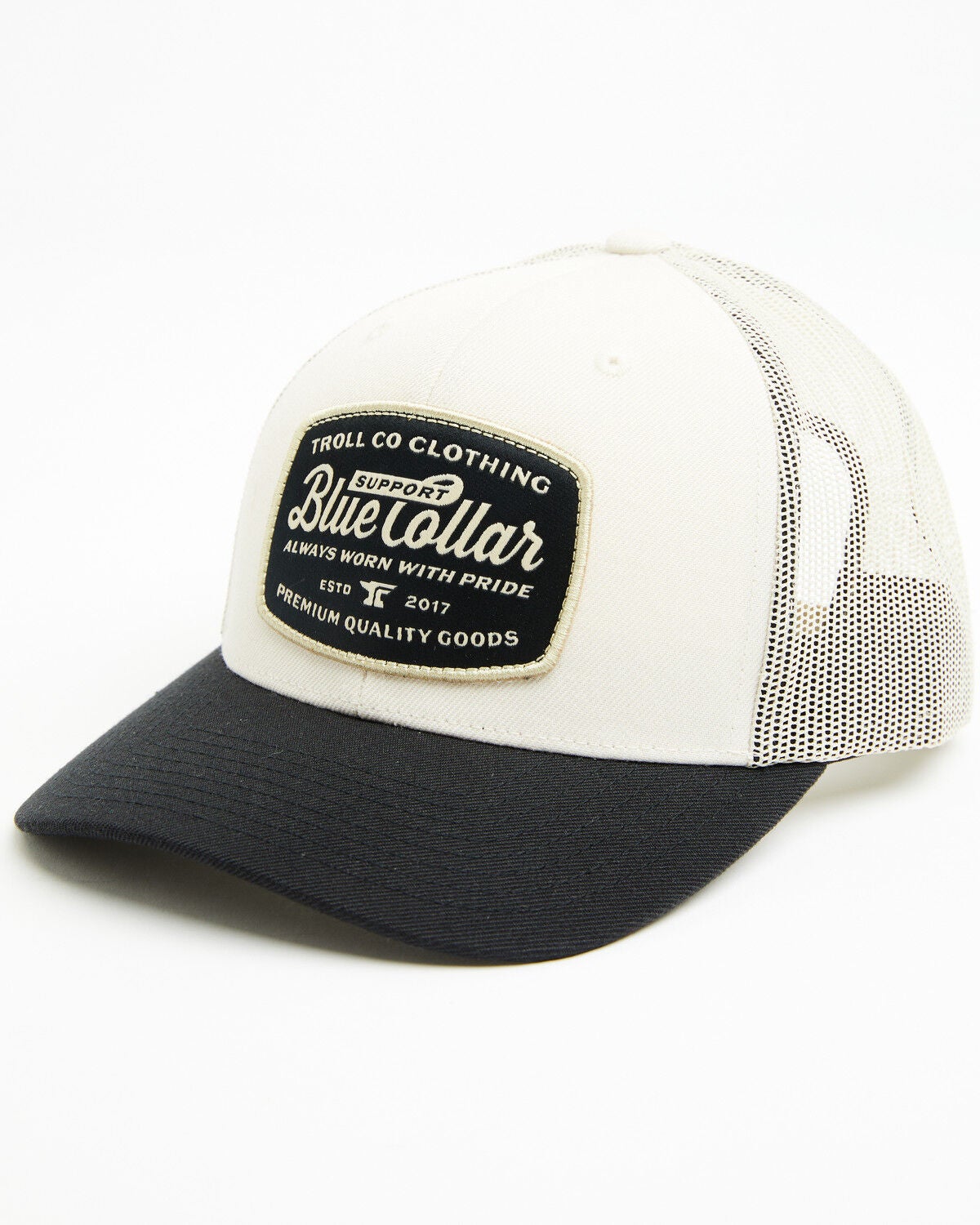 Image #1 - Troll Co Men's Worn Proud Ball Cap, Black, hi-res