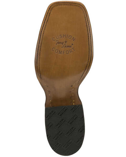 Image #6 - Tony Lama Men's Augustus Western Boots - Broad Square Toe, Grey, hi-res