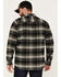 Image #4 - North River Men's Corduroy Medium Plaid Long Sleeve Button Down Shirt, Black, hi-res
