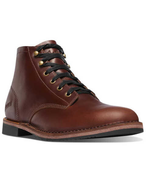 Danner Men's Jack II Lace-Up Boots - Round Toe, Dark Brown, hi-res