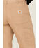 Image #4 - Carhartt Men's Rugged Flex Rigby Dungaree Stretch Work Pants, Tan, hi-res