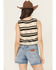 Image #4 - Revel Women's Striped Tie-Front Knit Vest, Natural, hi-res