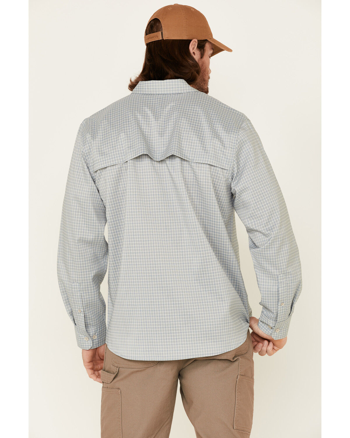 Image #4 - North River Men's Solid Utility Outdoor Long Sleeve Button Down Western Shirt, Green, hi-res