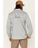 Image #4 - North River Men's Solid Utility Outdoor Long Sleeve Button Down Western Shirt, Green, hi-res