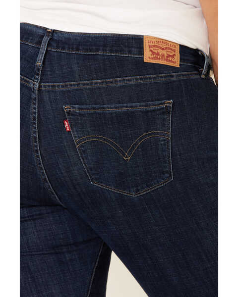 Image #5 - Levi’s Women's 414 Classic Straight Jeans - Plus, Blue, hi-res