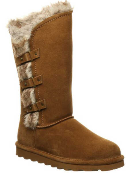 Bearpaw Women's Emery Casual Boots - Round Toe, Brown, hi-res