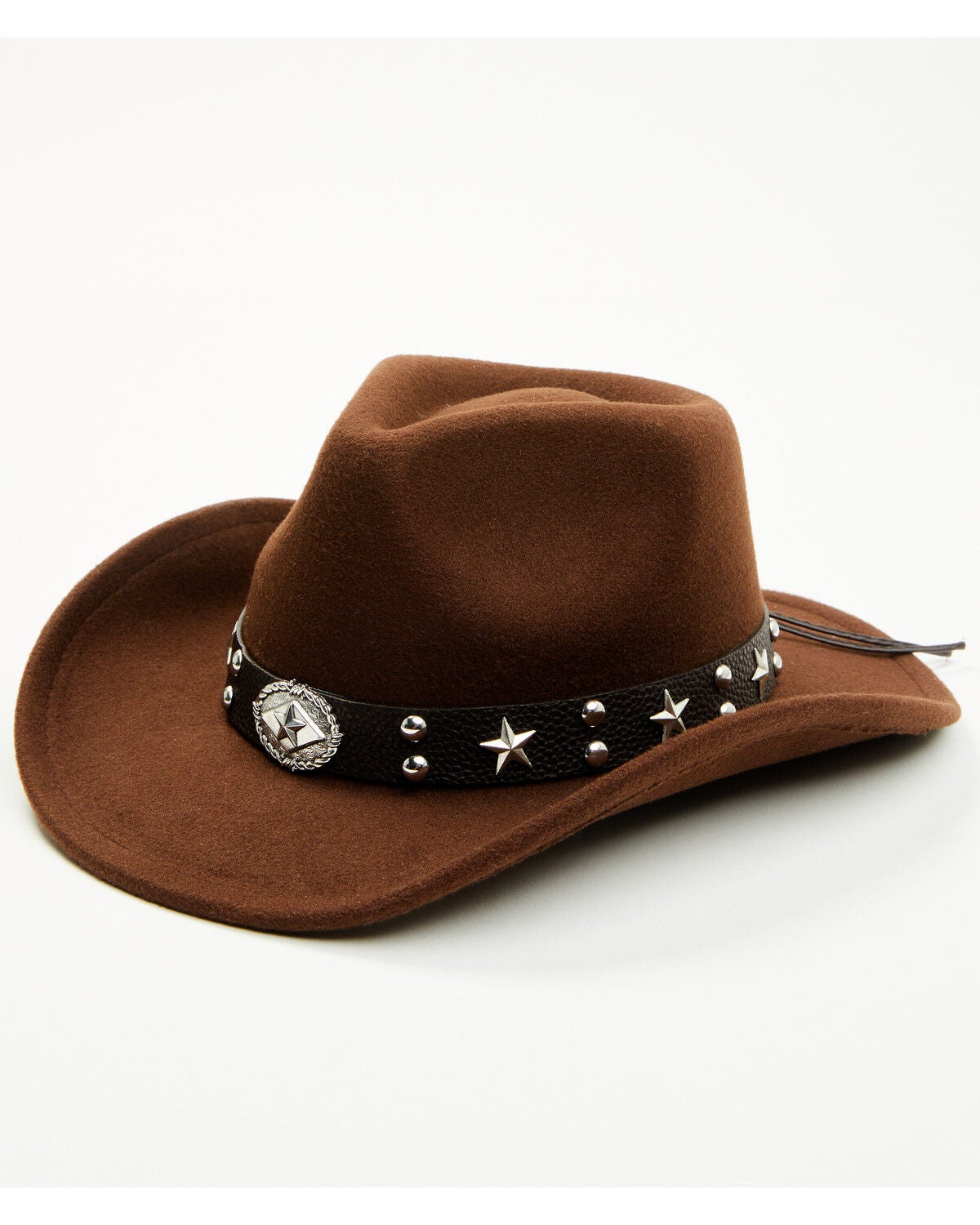 Cody James Parker Felt Cowboy Hat, Brown, hi-res