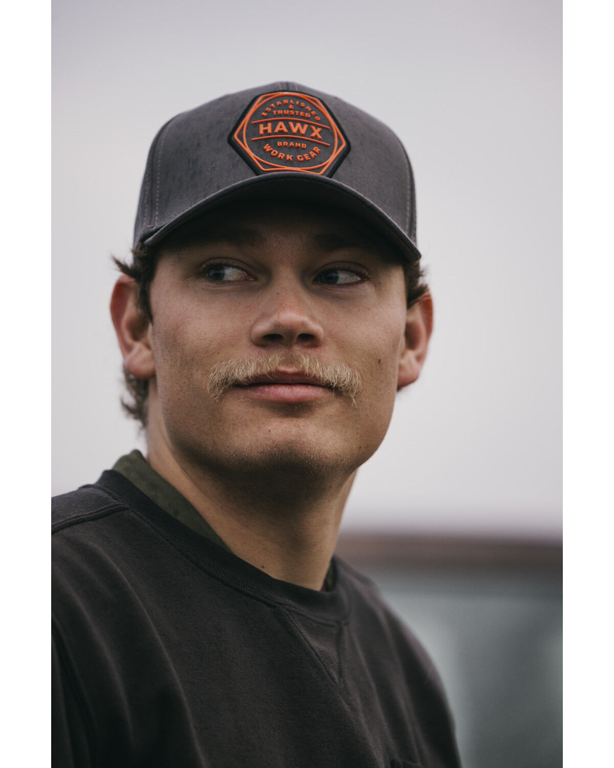 Image #1 - Hawx Men's Dixon Baseball Cap, Charcoal, hi-res