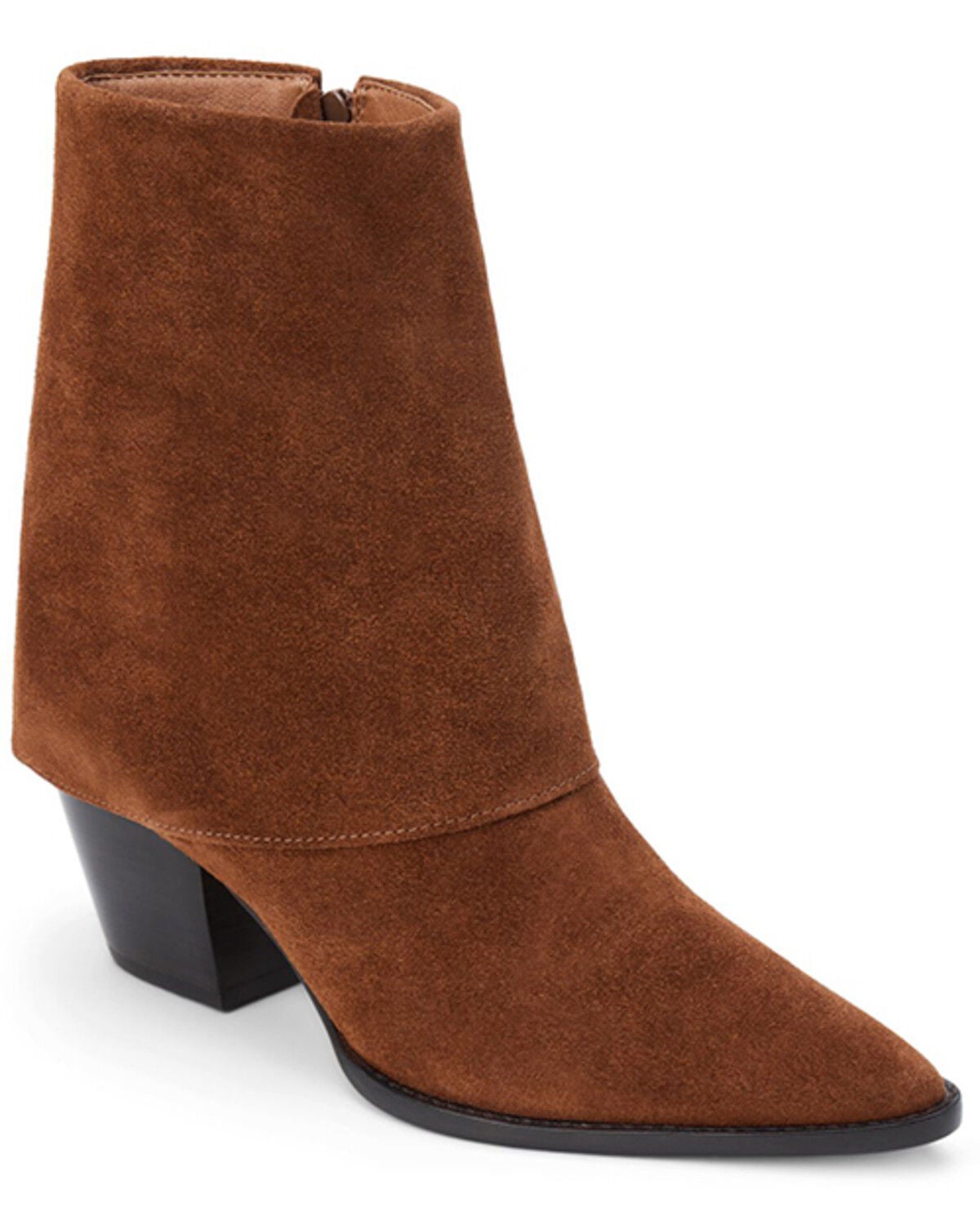 Image #1 - Matisse Women's Ella Suede Fashion Booties - Round Toe, Coffee, hi-res