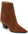 Image #1 - Matisse Women's Ella Suede Fashion Booties - Round Toe, Coffee, hi-res