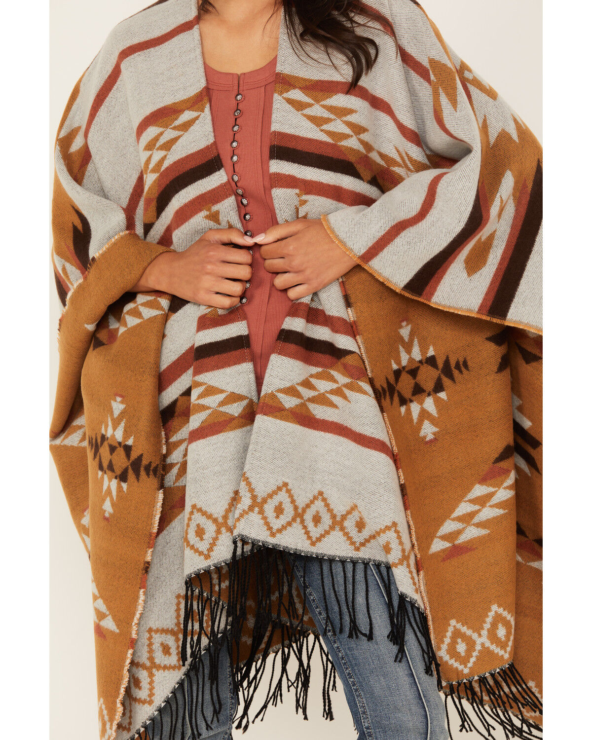 Image #3 - Idyllwind Women's Julia Shawl, Grey, hi-res