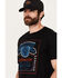 Image #2 - Brew City Beer Gear Men's Budweiser Logo Short Sleeve Graphic T-Shirt, Black, hi-res