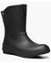 Image #1 - Bogs Women's Amanda II Zipper Rain Work Boots - Round Toe, Black, hi-res
