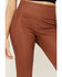 Image #2 - Double D Ranch Women's Bandit Leather Pant, Brown, hi-res