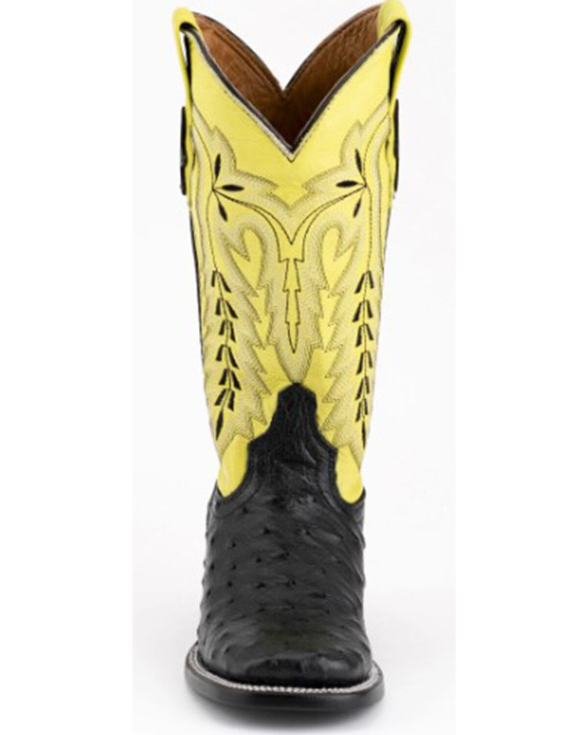 Image #3 - Ferrini Women's Exotic Full Quill Ostrich Western Boots - Broad Square Toe, , hi-res