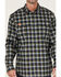 Image #3 - Hawx Men's FR Buffalo Plaid Print Long Sleeve Button-Down Work Shirt, Navy, hi-res