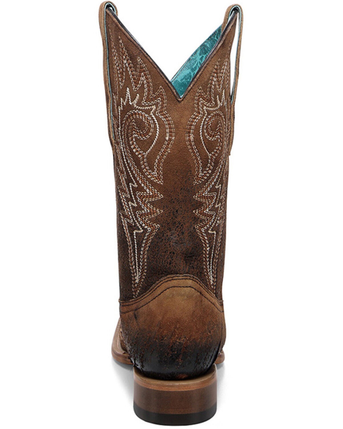 Image #4 - Corral Women's Embroidered Western Boots - Broad Square Toe, Brown, hi-res