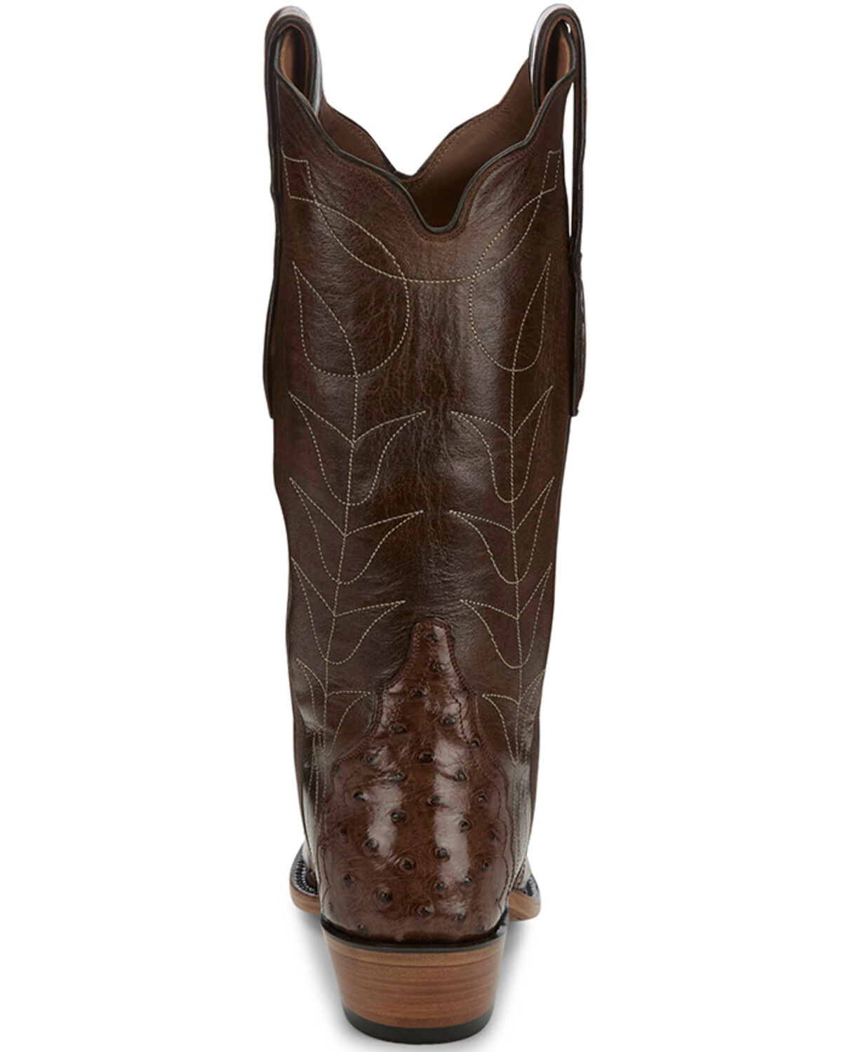 Image #5 - Tony Lama Women's Boot Barn Exclusive Kango Tobac Exotic Ostrich Western Boots - Snip Toe, Brown, hi-res