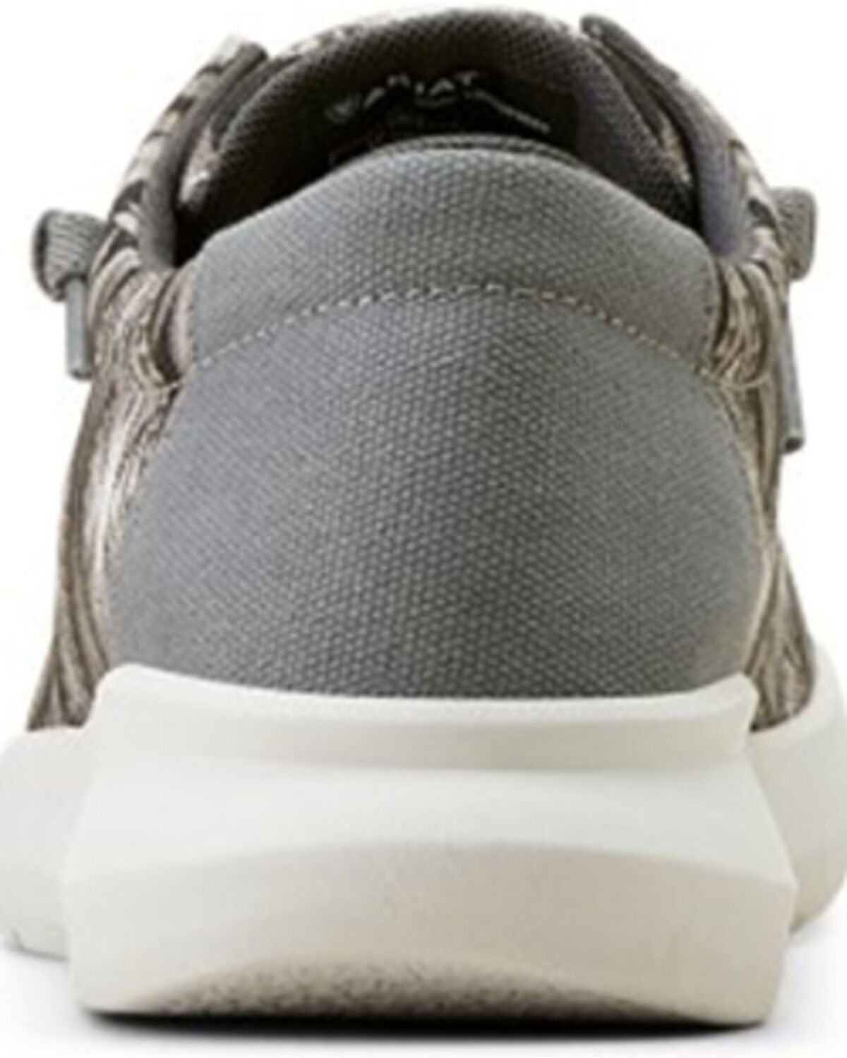 Image #3 - Ariat Men's Hilo Stretch Lace Casual Shoes - Moc Toe, Grey, hi-res