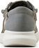 Image #3 - Ariat Men's Hilo Stretch Lace Casual Shoes - Moc Toe, Grey, hi-res