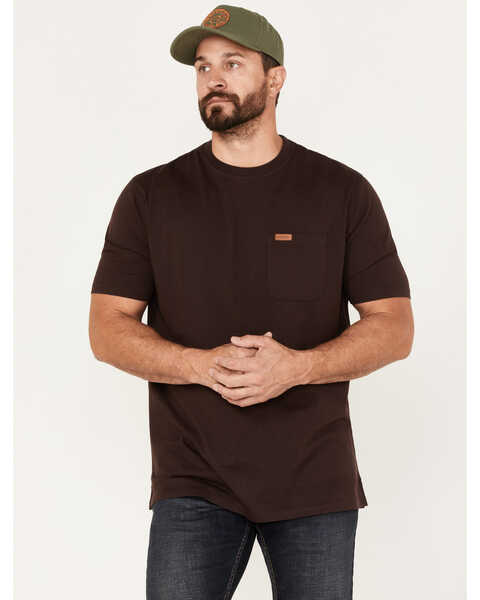 Pendleton Men's Deschutes Pocket T-Shirt , Dark Brown, hi-res