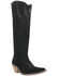 Image #1 - Dingo Women's Thunder Road Western Performance Boots - Snip Toe, Black, hi-res