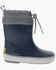 Image #2 - Western Chief Boys' Element Waterproof Rain Boots - Round Toe, Navy, hi-res