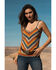 Image #1 - Shyanne Women's Garrson Striped Sweater Tank, Teal, hi-res