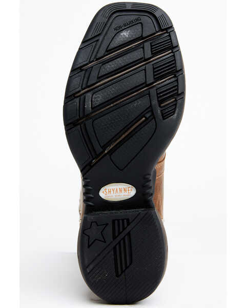 Image #7 - Shyanne Women's Xero Gravity Waterproof Lite Western Performance Boots - Broad Square Toe , Brown, hi-res