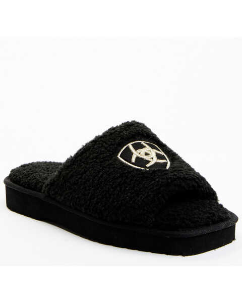 Ariat Women's Cozy Slide Slippers, Black, hi-res
