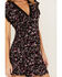 Image #3 - Idyllwind Women's Floral Print Ruched Dress, Black, hi-res