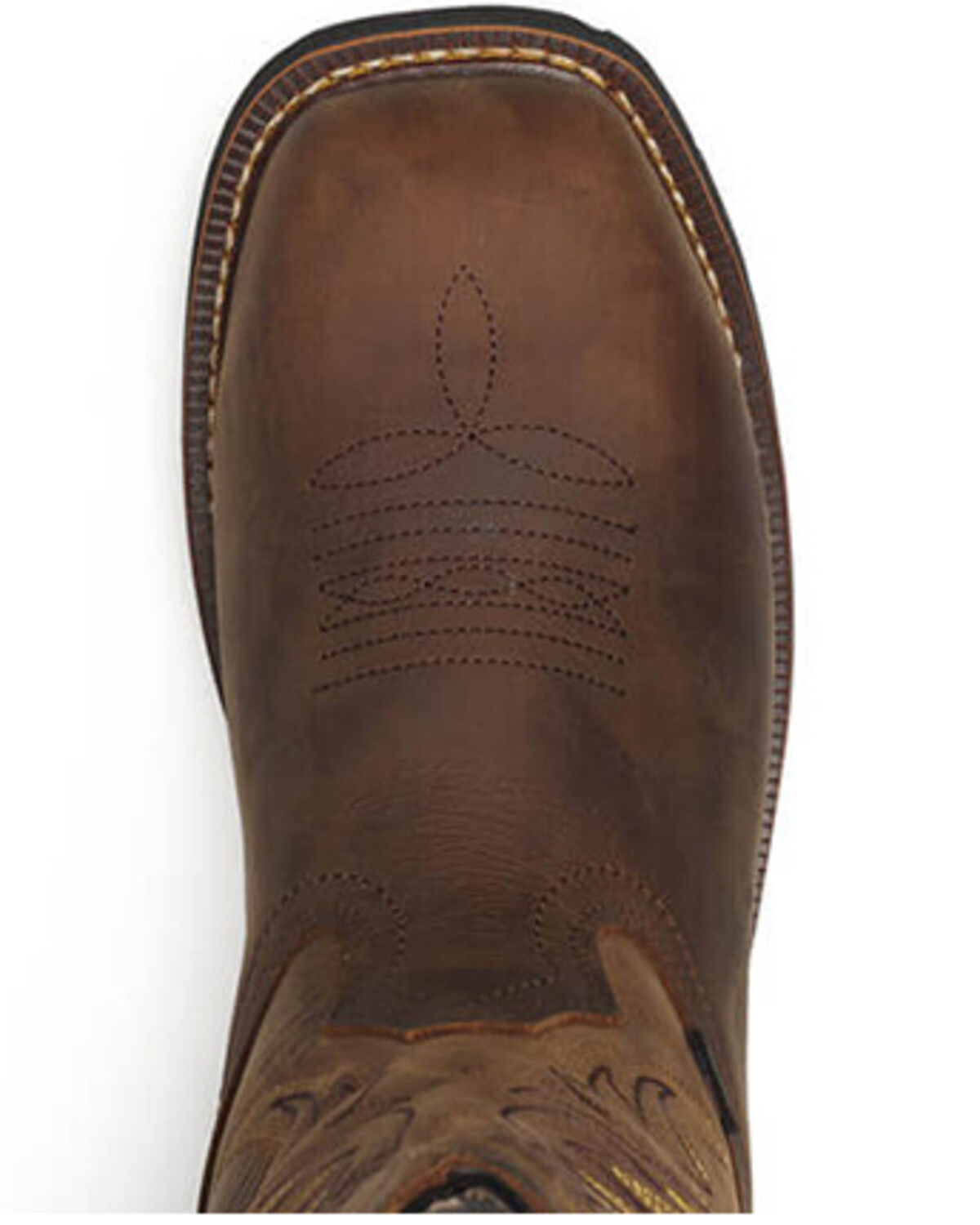 Image #4 - Thorogood Men's 11" Waterproof Wellington Work Boots - Composite Toe, Brown, hi-res
