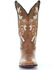 Corral Women's Honey Floral Western Boots - Square Toe, Tan, hi-res