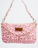 Image #1 - Wrangler X Boot Barn Women's Leopard Print Shoulder Bag with Chain, Pink, hi-res