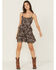 Image #1 - Originality Women's Boot Barn Exclusive Leopard Print Tiered Mini Dress, Multi, hi-res